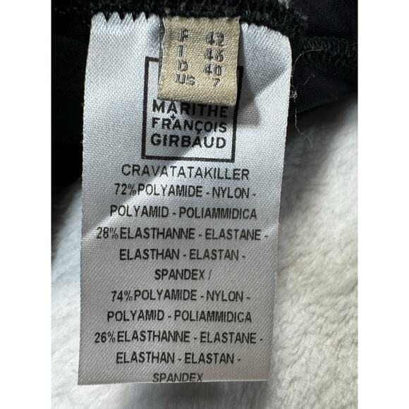 Ann Demeulemeester François Girbaud Black Sculptural Skirt Size M Avant Garde - Picture 7 of 7